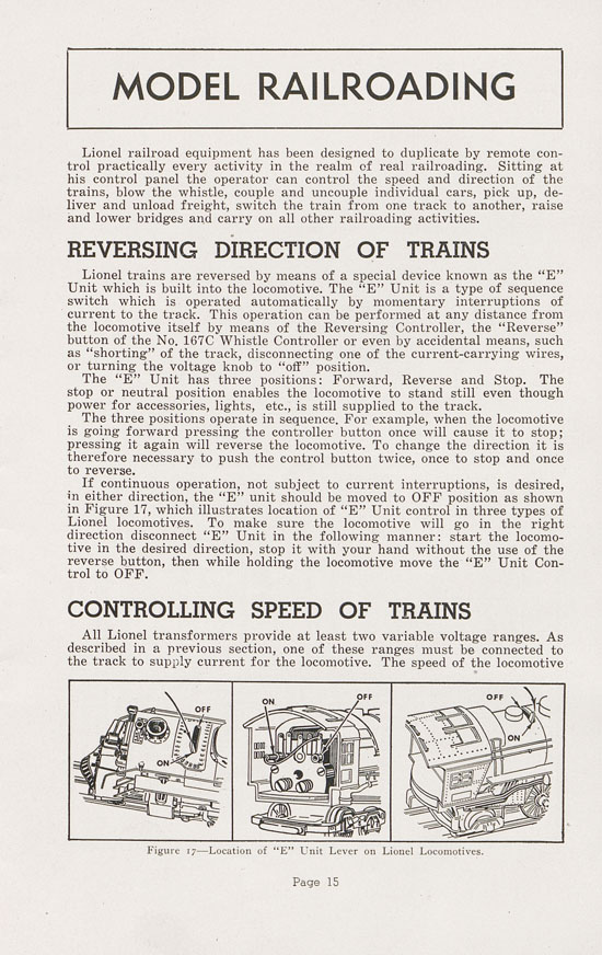 Lionel Instructions for Assembling and Operating 1947