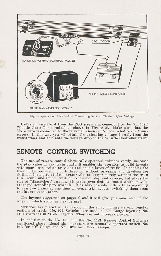 Lionel Instructions for Assembling and Operating 1947