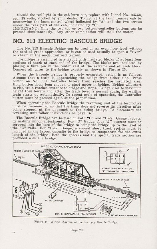 Lionel Instructions for Assembling and Operating 1947