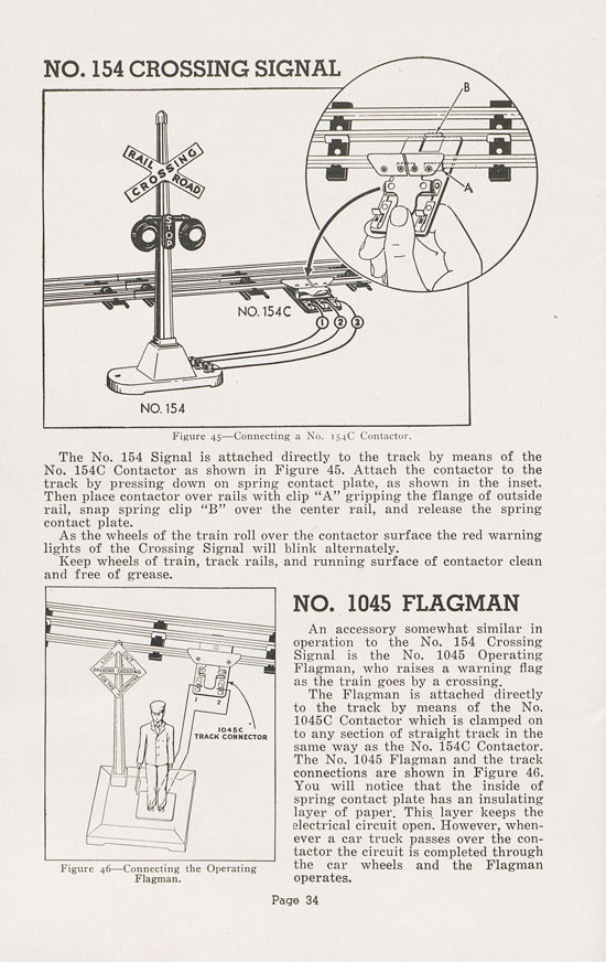 Lionel Instructions for Assembling and Operating 1947