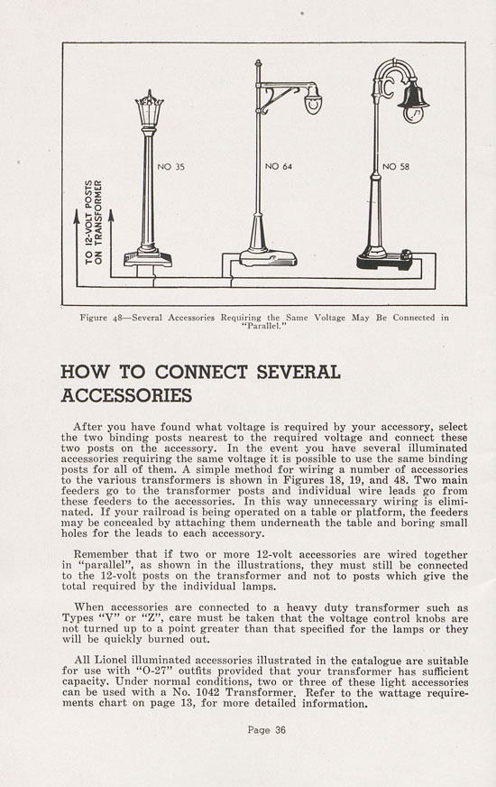 Lionel Instructions for Assembling and Operating 1947