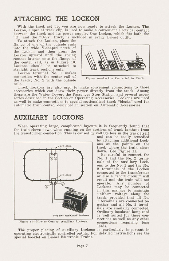 Lionel Instructions for Assembling and Operating 1948