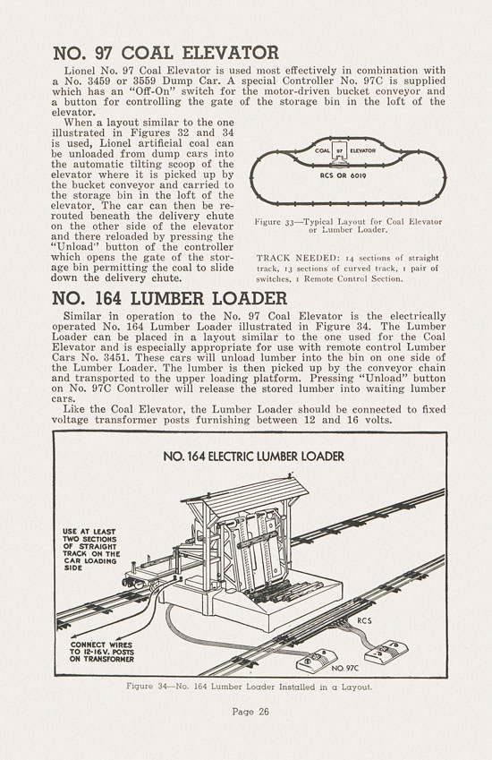 Lionel Instructions for Assembling and Operating 1948