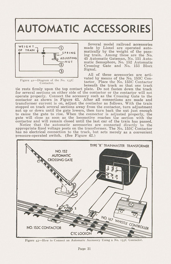 Lionel Instructions for Assembling and Operating 1948