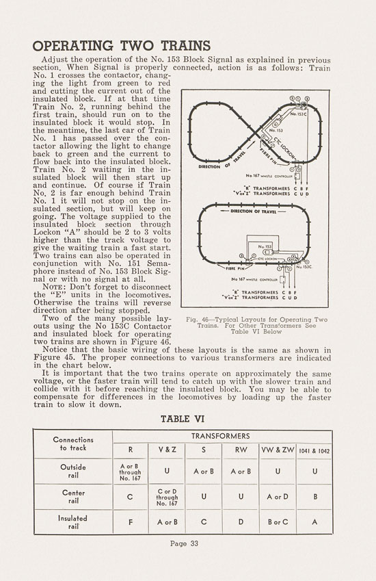 Lionel Instructions for Assembling and Operating 1948