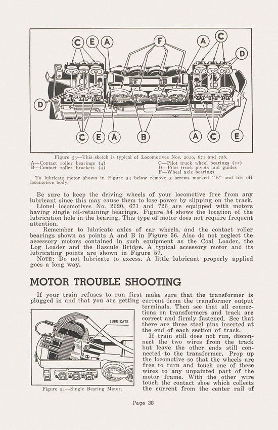 Lionel Instructions for Assembling and Operating 1948