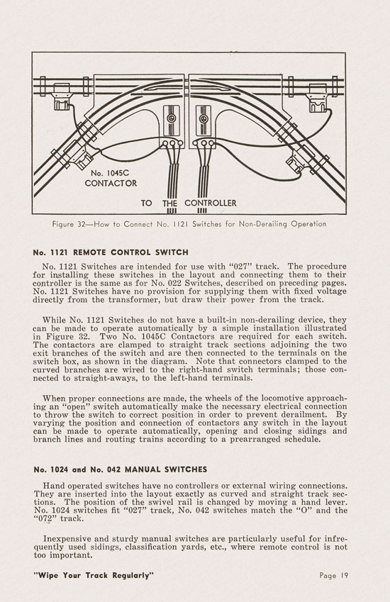 Lionel Instructions for Assembling and Operating 1950