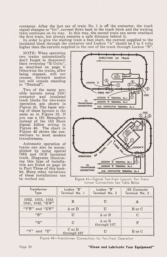 Lionel Instructions for Assembling and Operating 1950