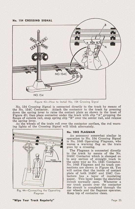 Lionel Instructions for Assembling and Operating 1950