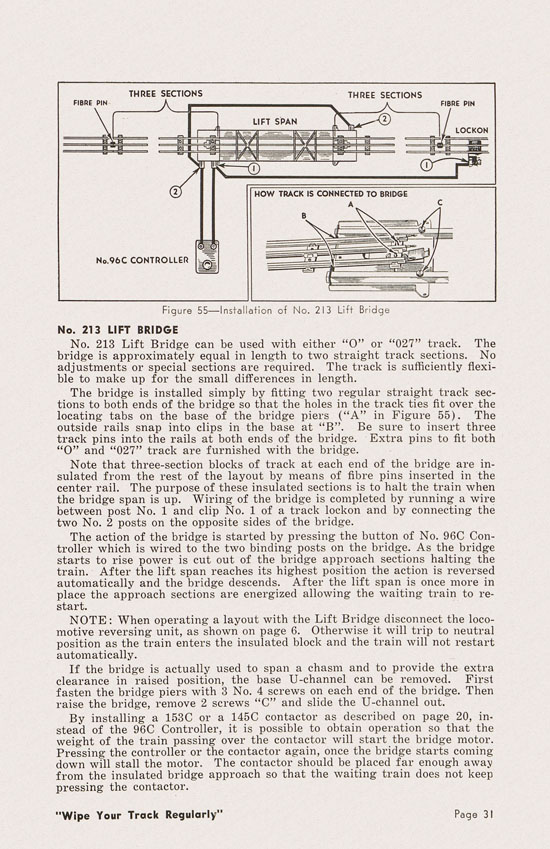 Lionel Instructions for Assembling and Operating 1950