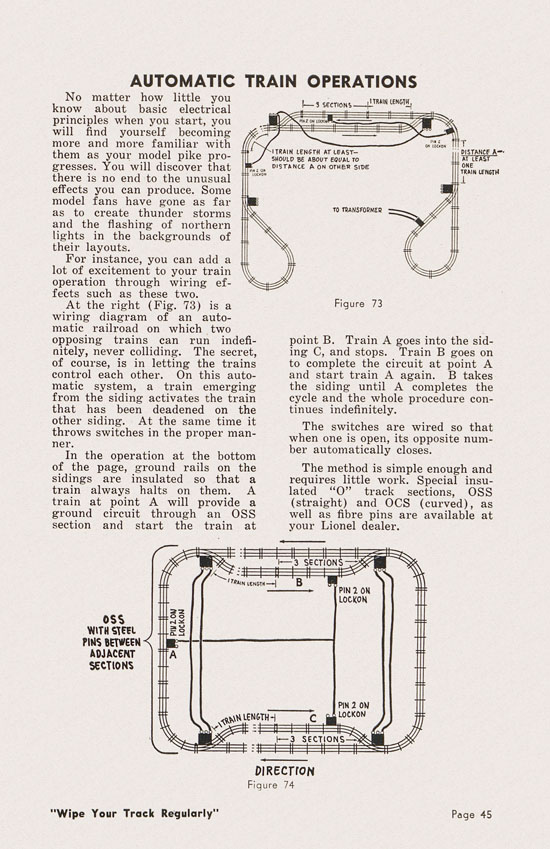 Lionel Instructions for Assembling and Operating 1950