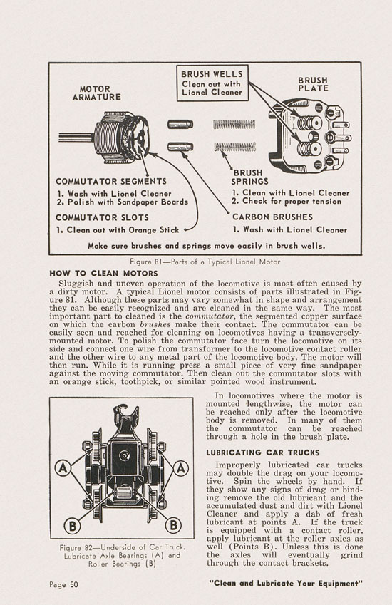 Lionel Instructions for Assembling and Operating 1950