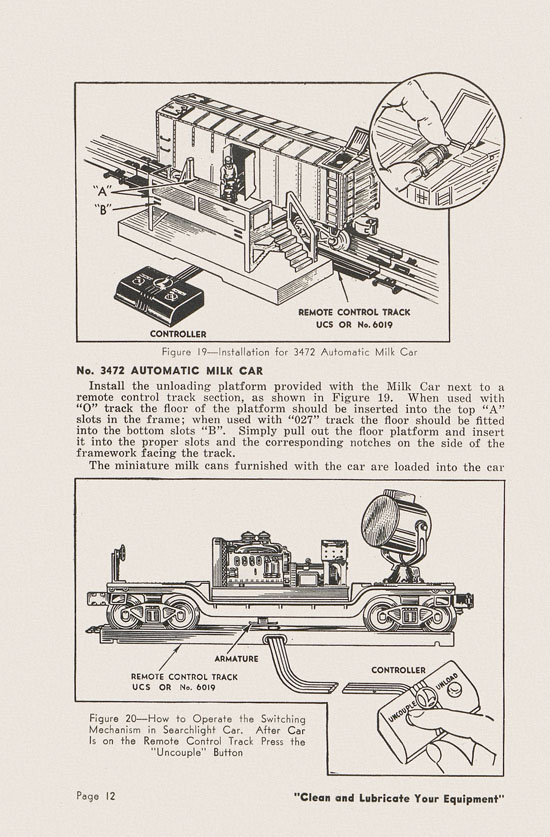 Lionel Instructions for Assembling and Operating 1951