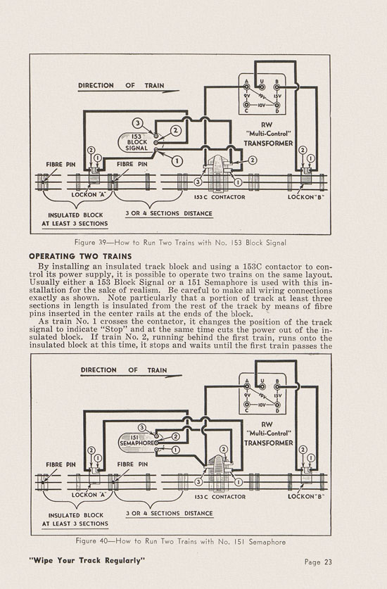 Lionel Instructions for Assembling and Operating 1951