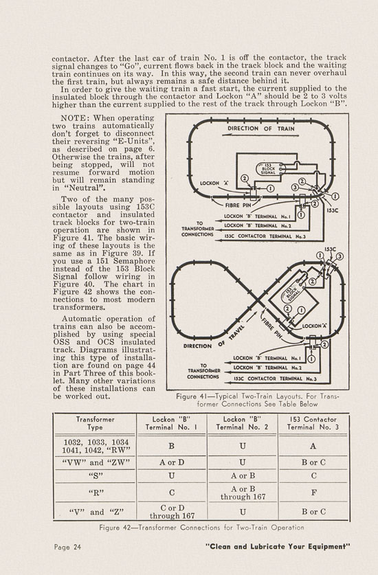 Lionel Instructions for Assembling and Operating 1951