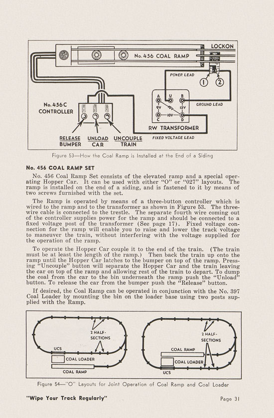 Lionel Instructions for Assembling and Operating 1951