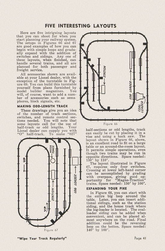 Lionel Instructions for Assembling and Operating 1951