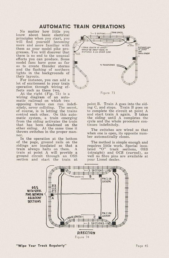 Lionel Instructions for Assembling and Operating 1951