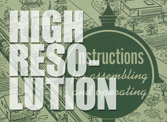 Lionel Instructions for Assembling and Operating 1951