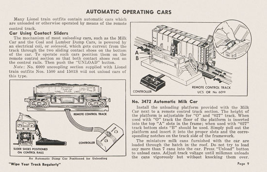 Lionel Instructions for Assembling and Operating 1953