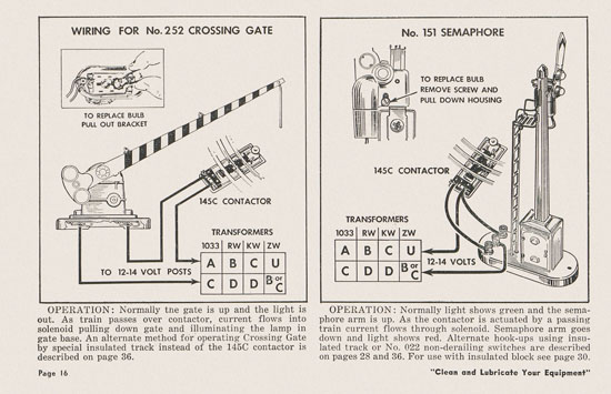 Lionel Instructions for Assembling and Operating 1953