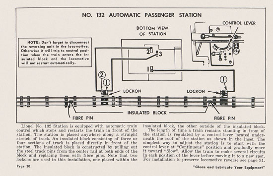 Lionel Instructions for Assembling and Operating 1953