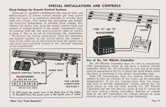 Lionel Instructions for Assembling and Operating 1953