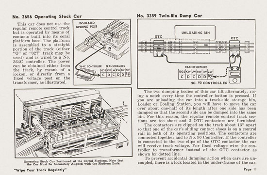 Lionel Instructions for Assembling and Operating 1955-1956