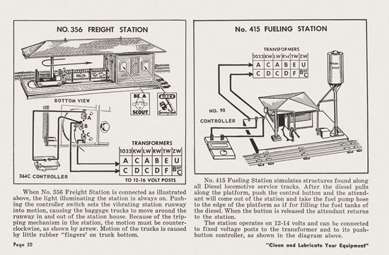 Lionel Instructions for Assembling and Operating 1955-1956