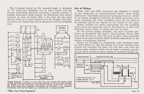 Lionel Instructions for Assembling and Operating 1955-1956