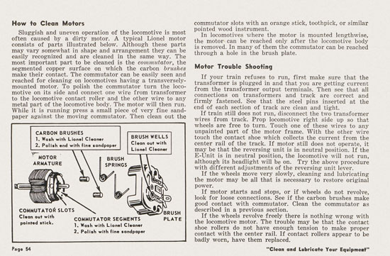 Lionel Instructions for Assembling and Operating 1955-1956