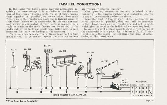 Lionel Instructions for Assembling and Operating 1957