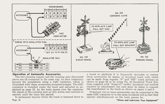 Lionel Instructions for Assembling and Operating 1957