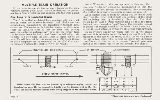 Lionel Instructions for Assembling and Operating 1957