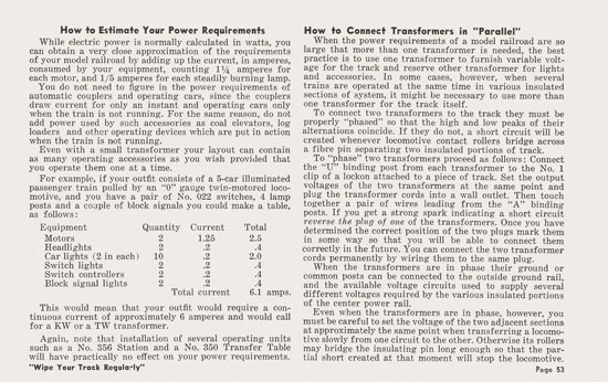 Lionel Instructions for Assembling and Operating 1957