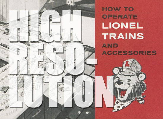 Lionel Instructions for Assembling and Operating 1957