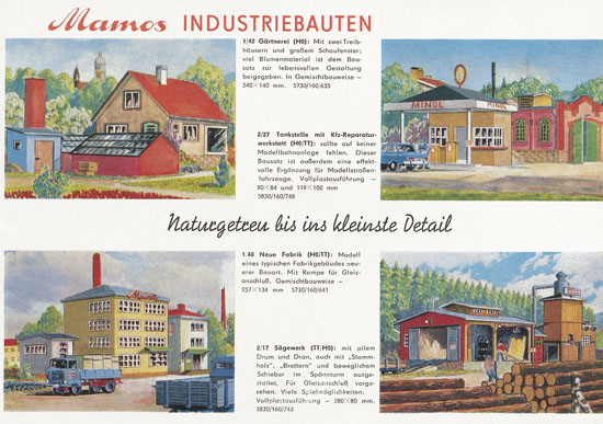 Mamos Bausätze Katalog 1973-1974