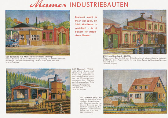 Mamos Bausätze Katalog 1975-1976