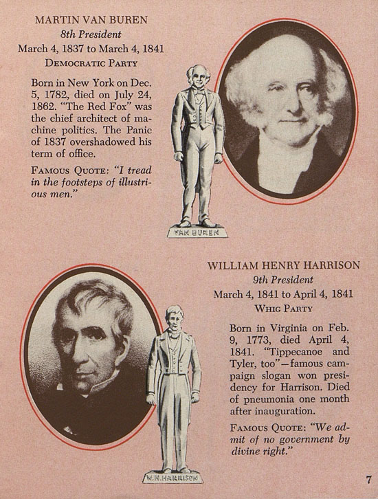 Seite 7 Louis Marx American Presidents in Miniature 1958