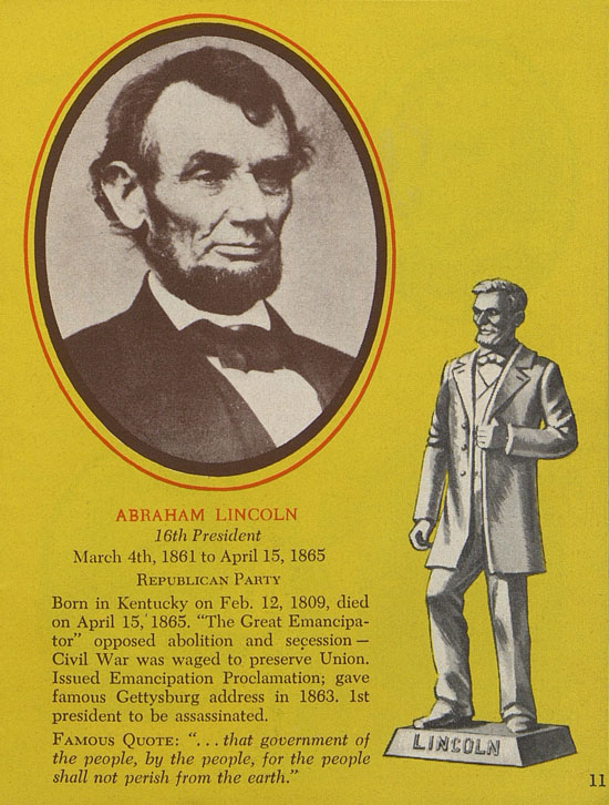 Seite 11 Louis Marx American Presidents in Miniature 1958