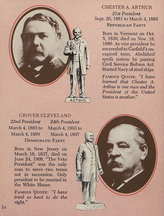 Seite 14 Louis Marx American Presidents in Miniature 1958