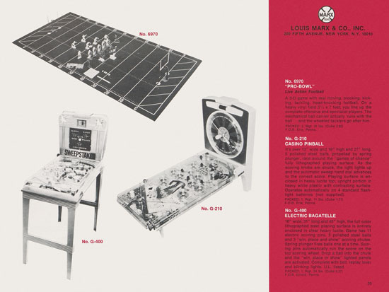 Marx Toys catalog 1972