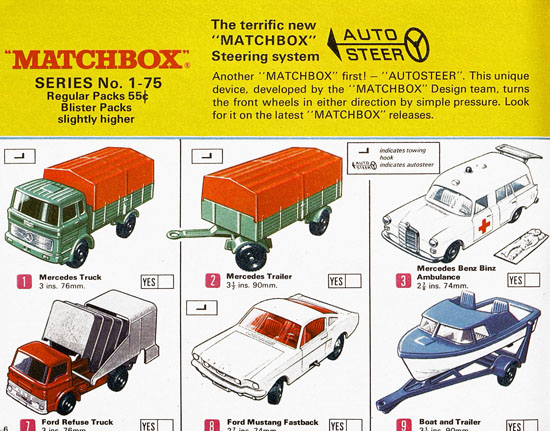 Matchbox Katalog 1969