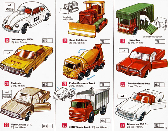 Matchbox Katalog 1969