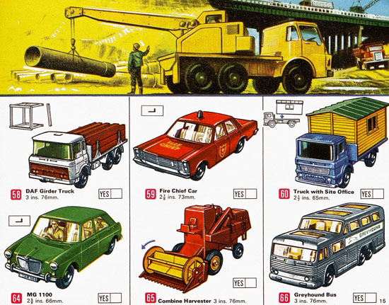 Matchbox Katalog 1969