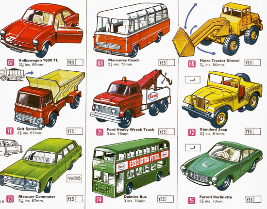 Matchbox Katalog 1969