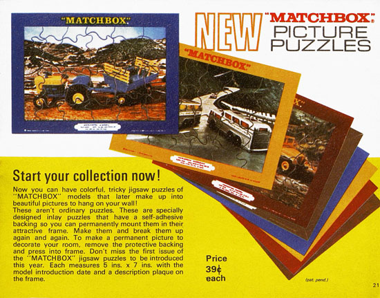 Matchbox Katalog 1969