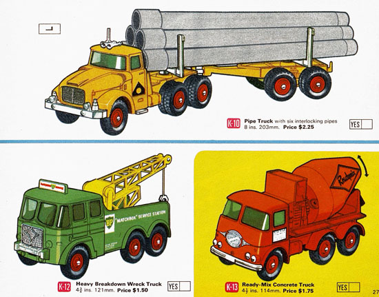 Matchbox Katalog 1969