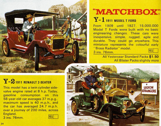 Matchbox Katalog 1969