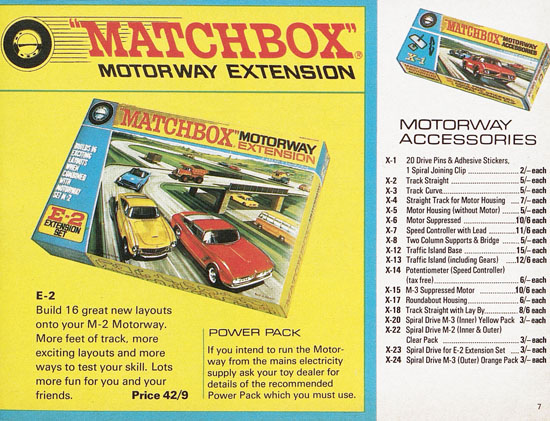 Matchbox Katalog 1970